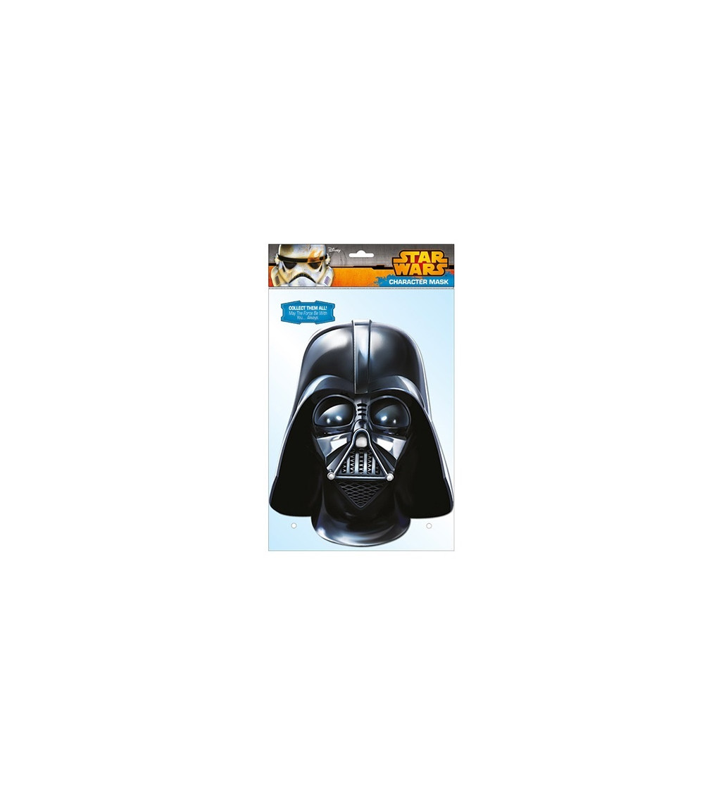 Maska Darth Vadera - papírová