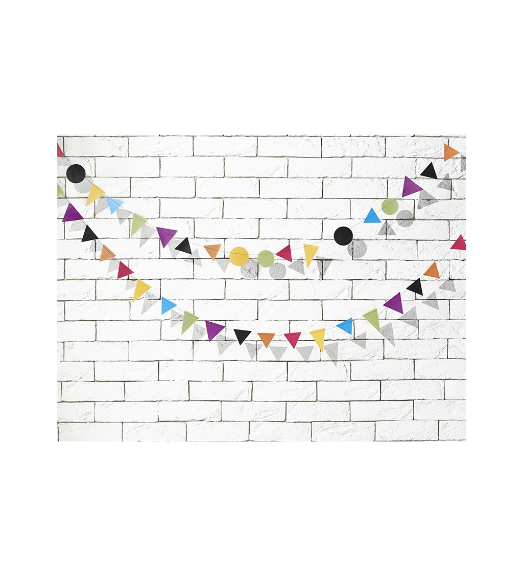 Barevná dekorace - girlanda