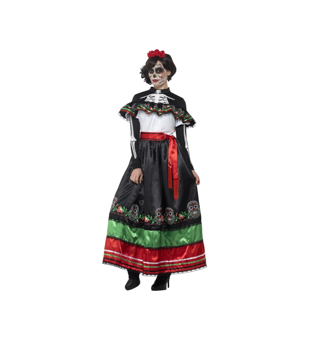 Mexický šaty - Day of the Dead