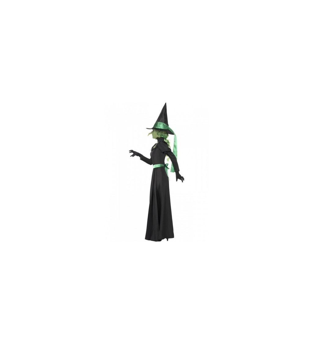 Kostým Čarodějnice - zelený