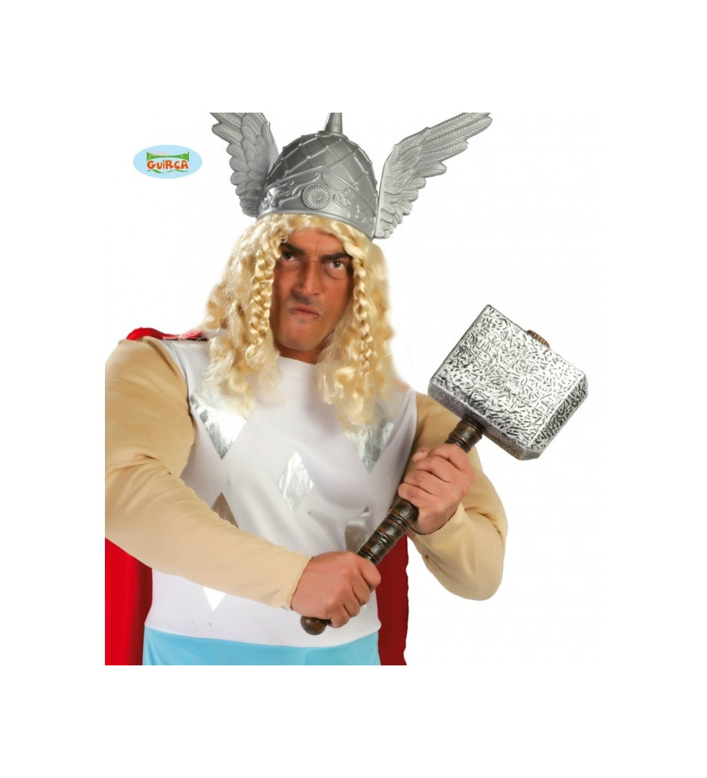 Thorovo kladivo - stříbrná barva