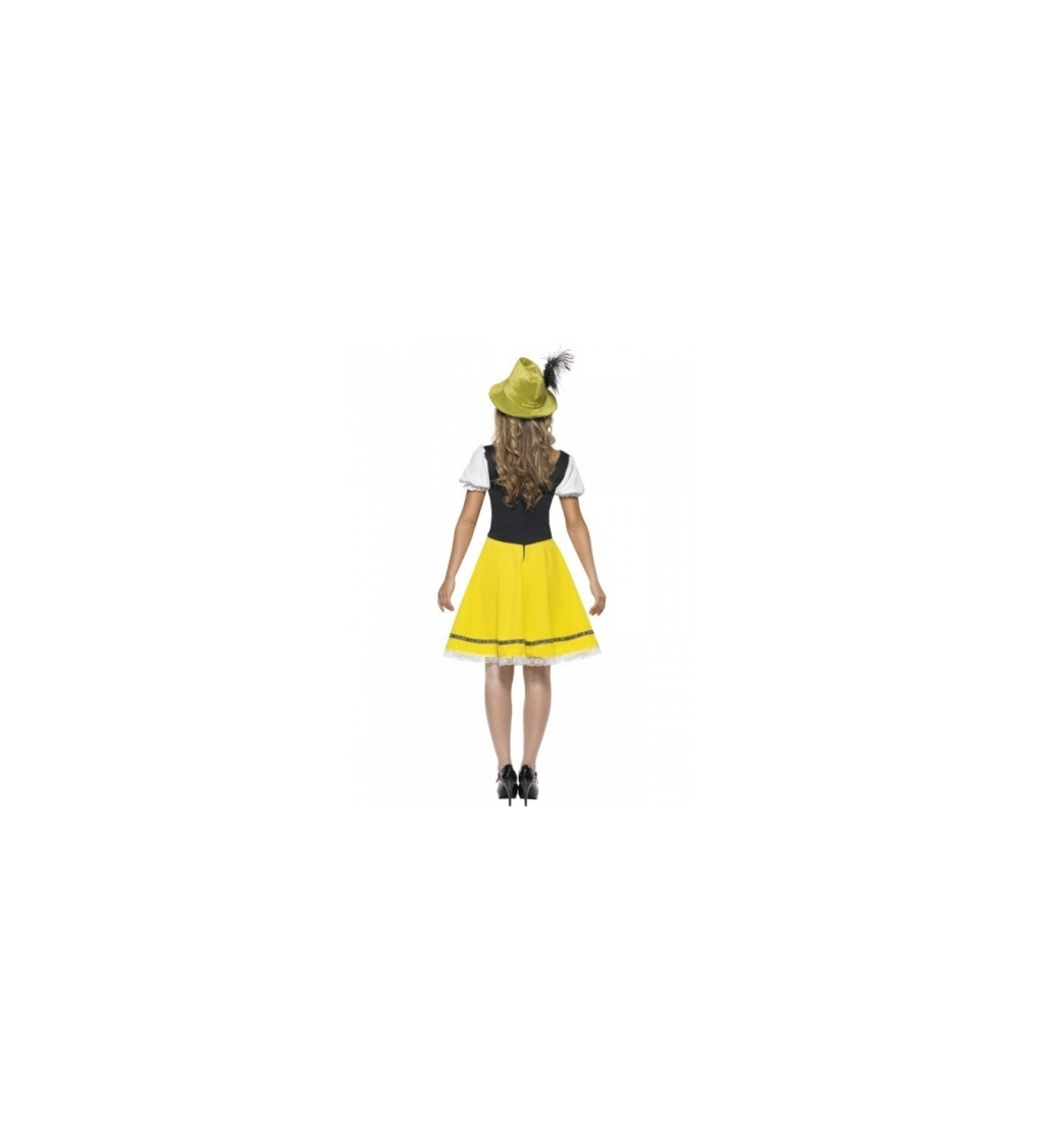 Žlutý bavorský kostým - pro ženy