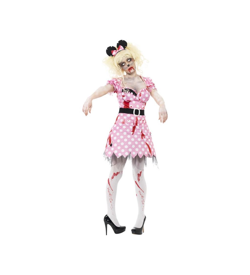 Zombie kostým - Minnie Mouse