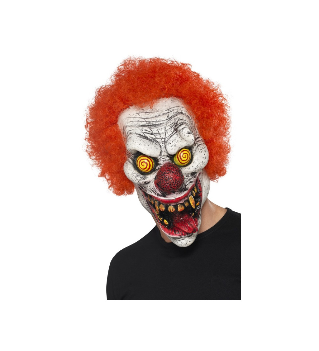 Maska krvelačného klauna - latexová