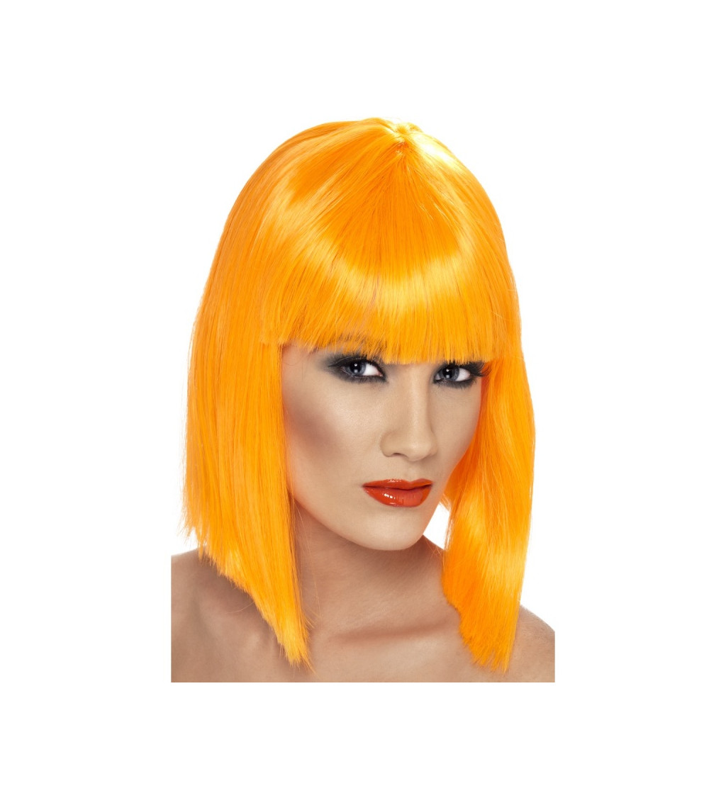Oranžová paruka Glam - pro dámy