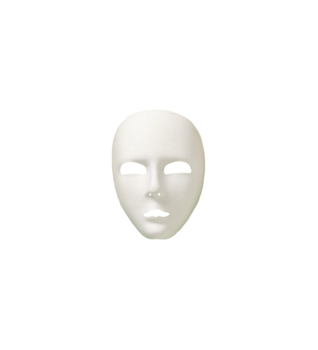 Maska bílého robota - deluxe