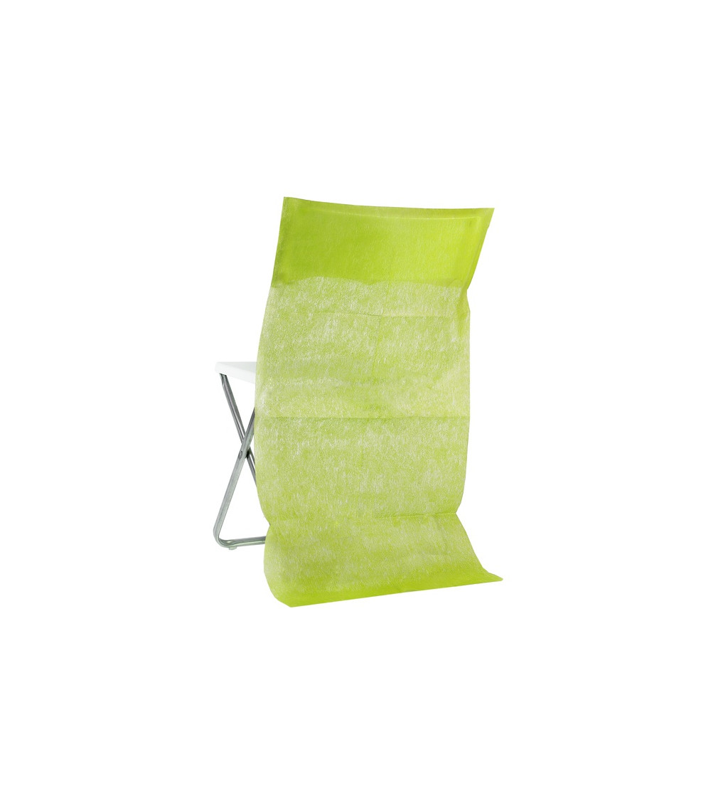 Zelené přehozy na židle