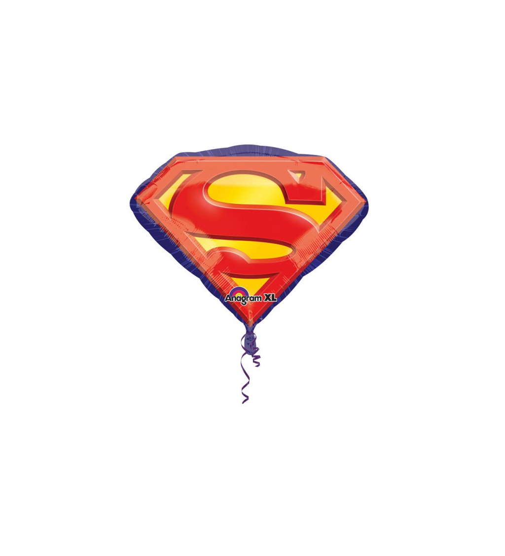 Balónek se znakem Supermana - fóliový