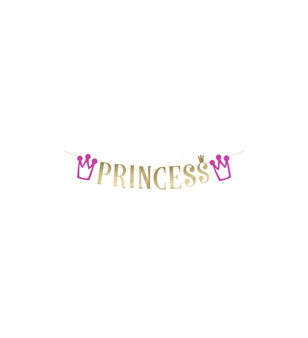 Dekorační nápis Princess