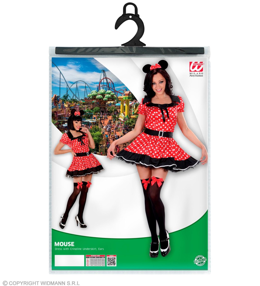 Kostým - Minnie s mini sukní