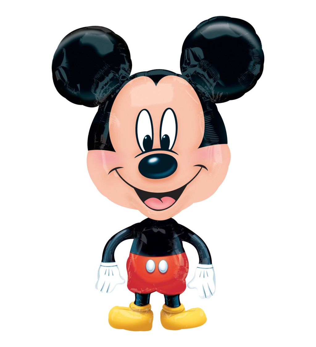 Chodící Mickey Mouse - fóliový balónek