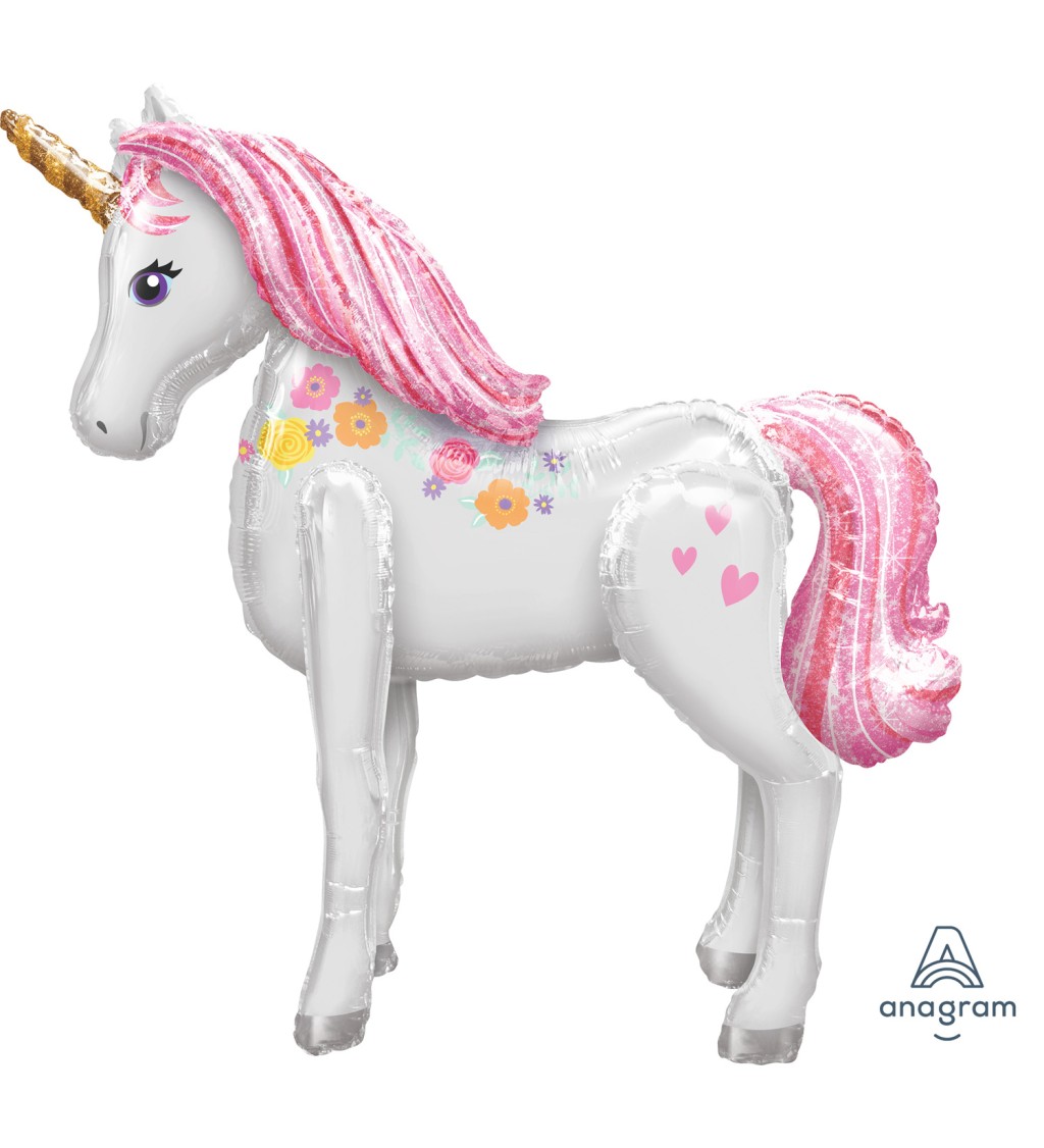 Nafukovací Jednorožec - chodící balónek