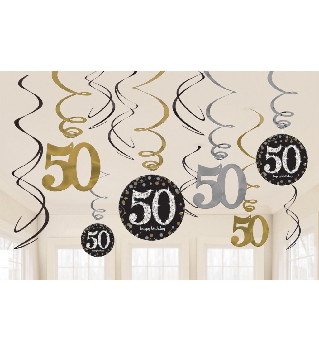 Závěsné spirálky 50. narozeniny