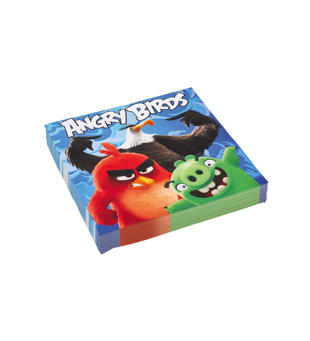 Papírové ubrousky s motivem Angry Birds
