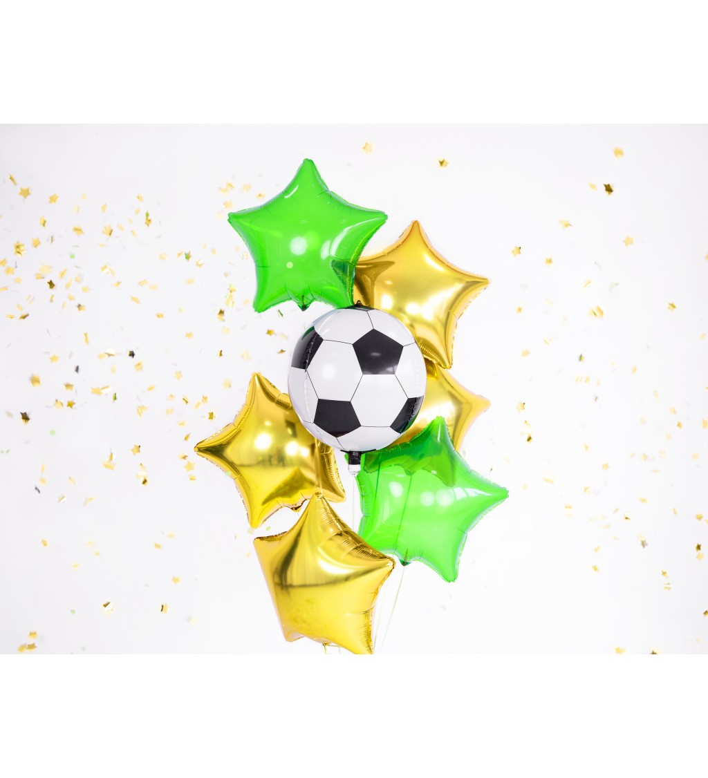 Fóliová metalická hvězda - zlatá