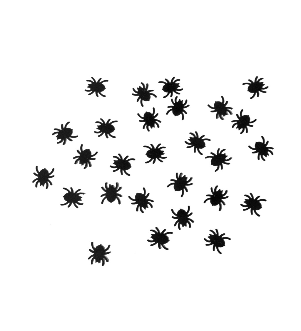 Konfety v podobě pavoučků