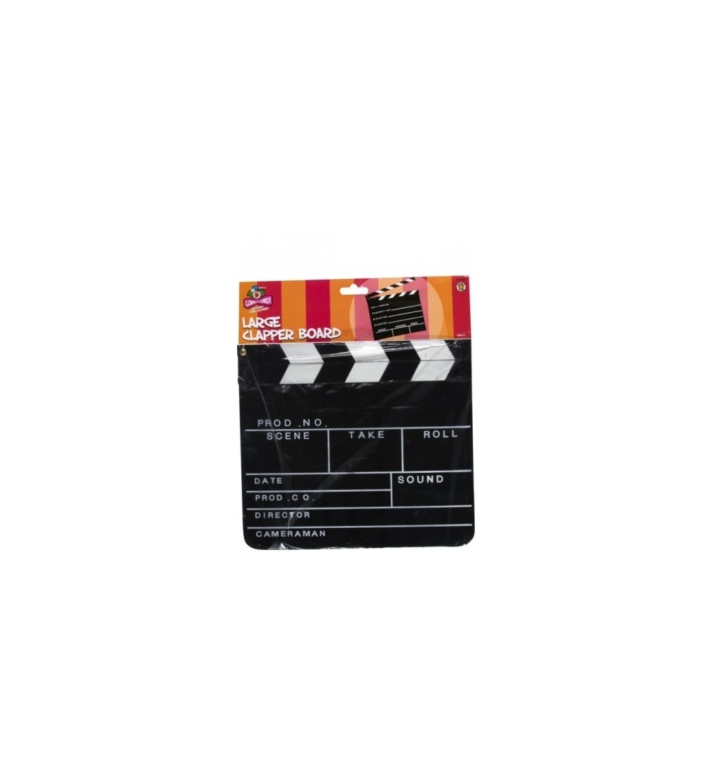 Filmová klapka - velká (27 x 30cm)