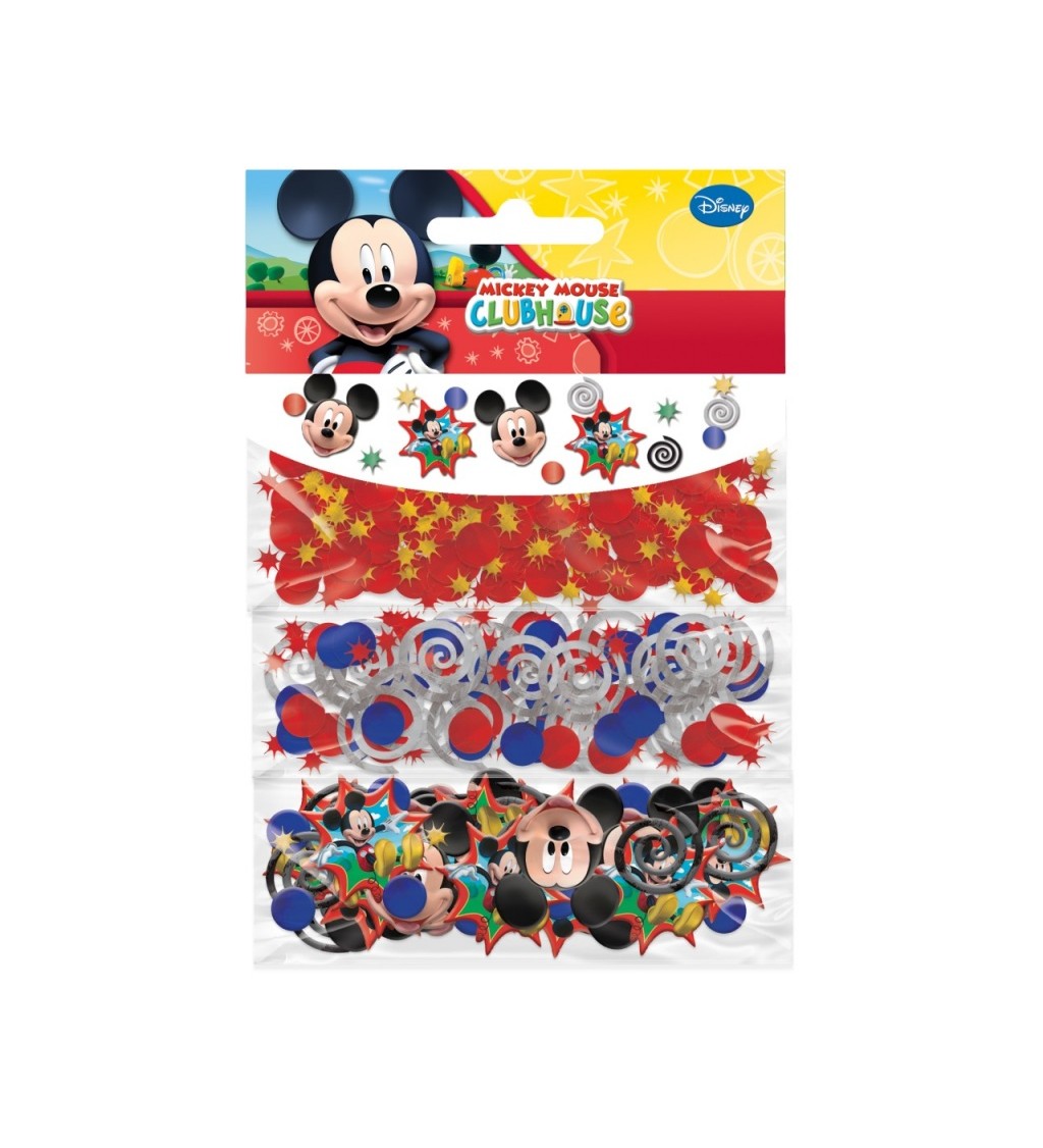 Konfety Myška Mickey - různé vzory