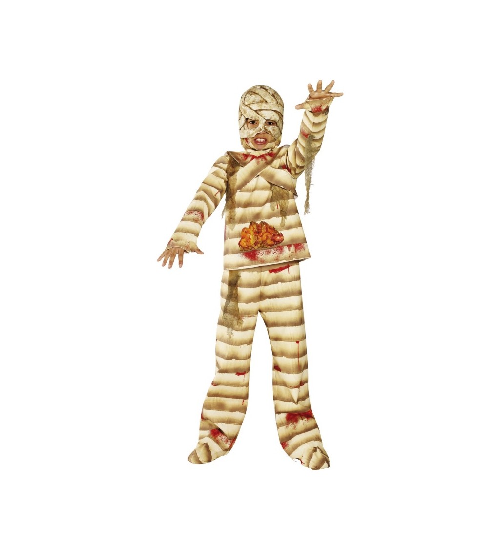 Dětský kostým - strašidelná mumie