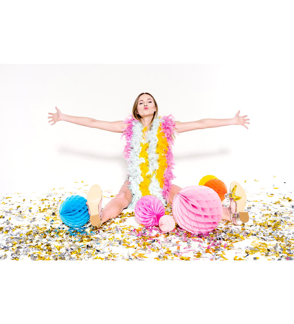 Konfety vystřelovací - zlaté, velké