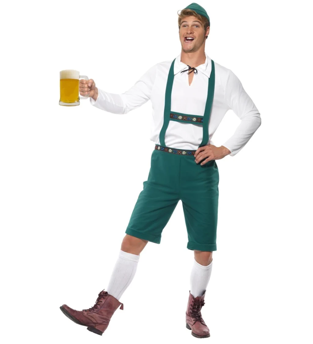 Kostým na Oktoberfest - zelený