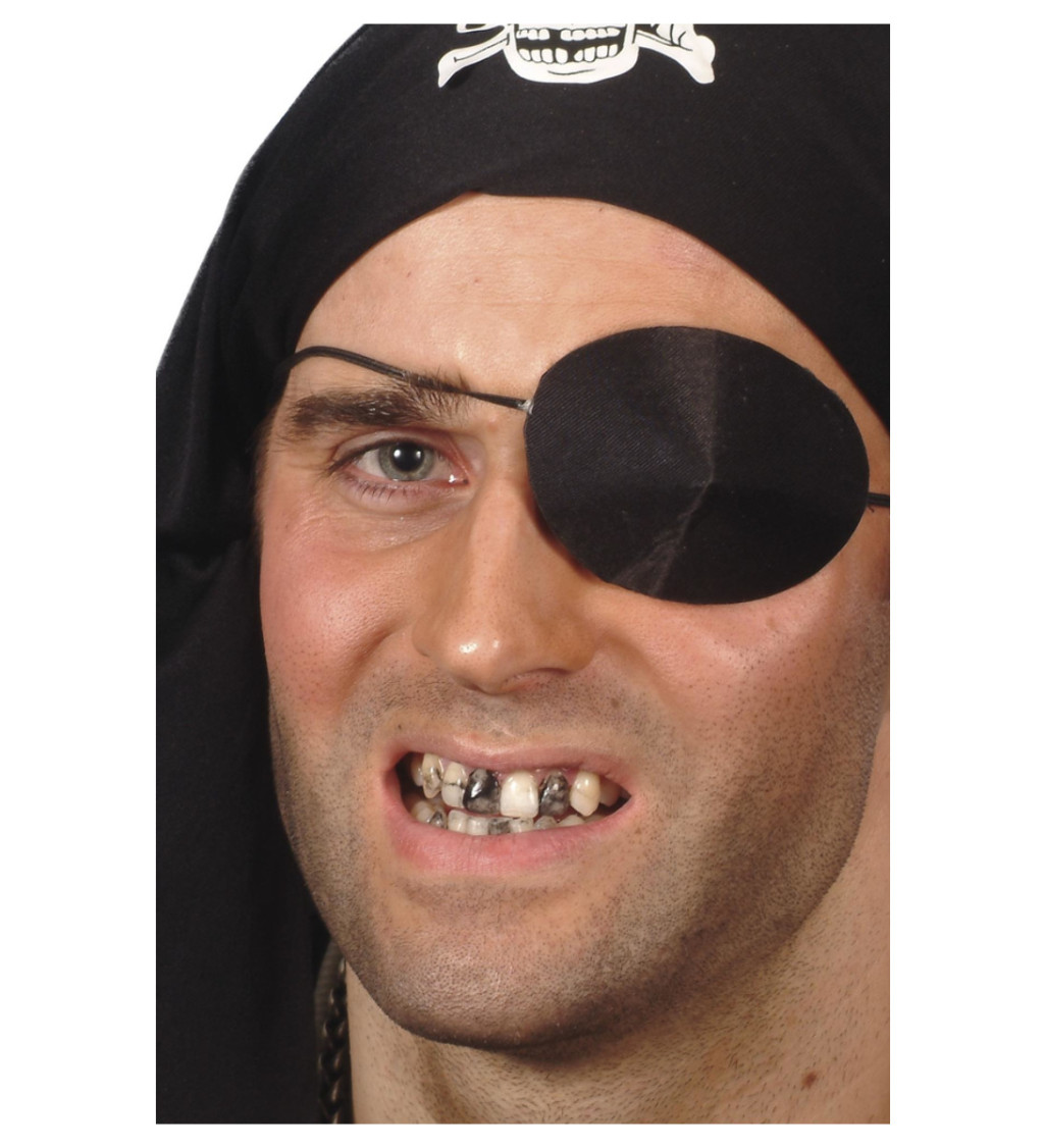 Černá barva na zuby - vosková