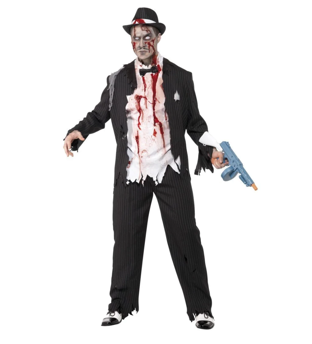 Kostým - Zombie gangster
