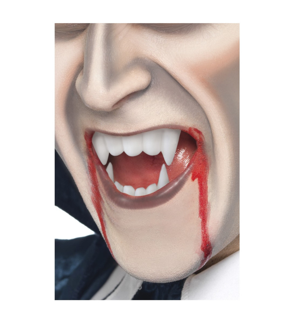 Nasazovací zuby a krev