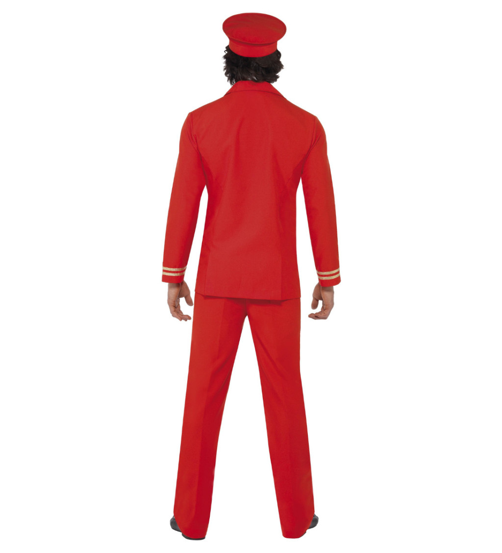 Kostým Pilota - červený