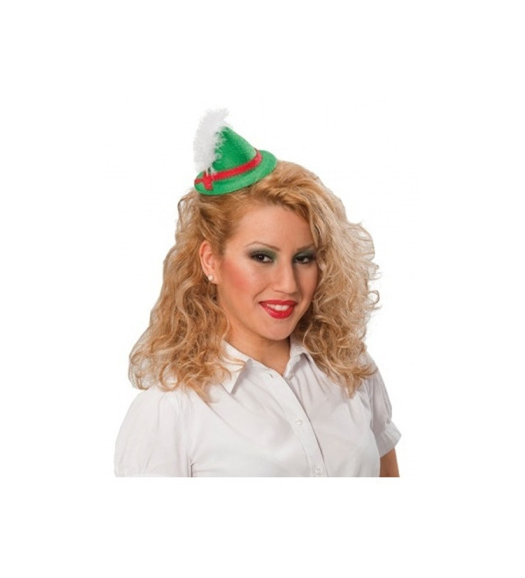 Zelený klobouček v bavorském stylu