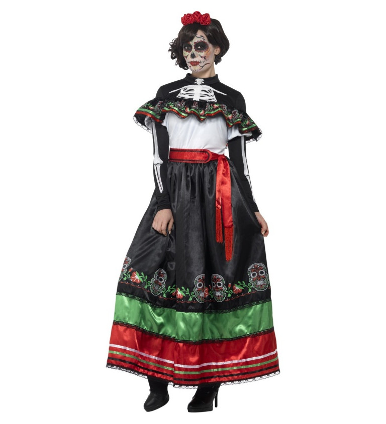 Mexický šaty - Day of the Dead