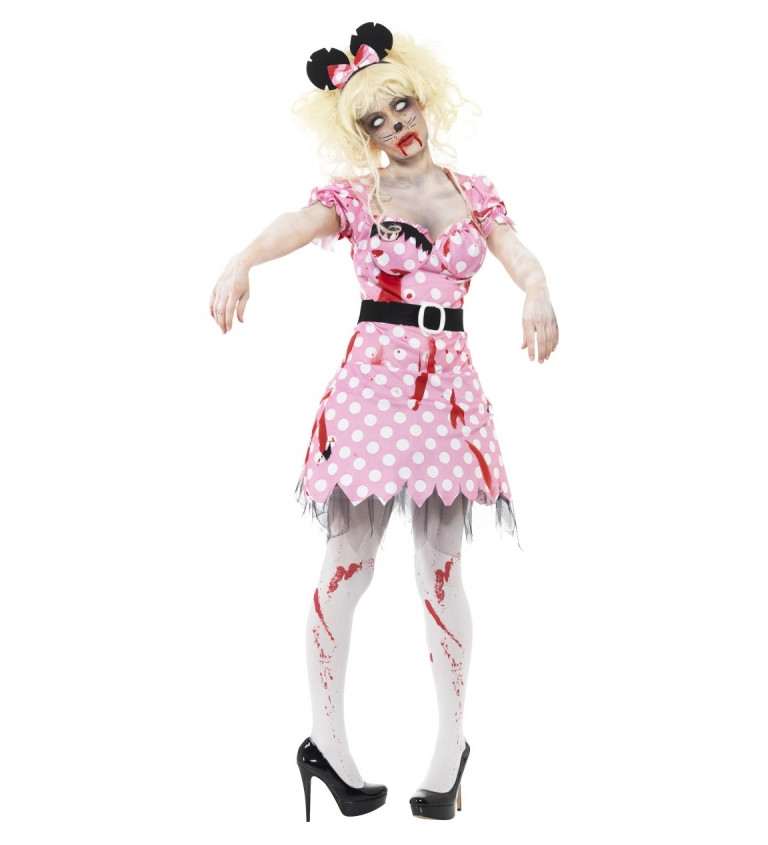 Zombie kostým - Minnie Mouse