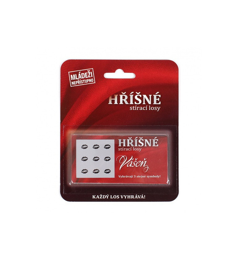 Originální stírací losy - Vášeň