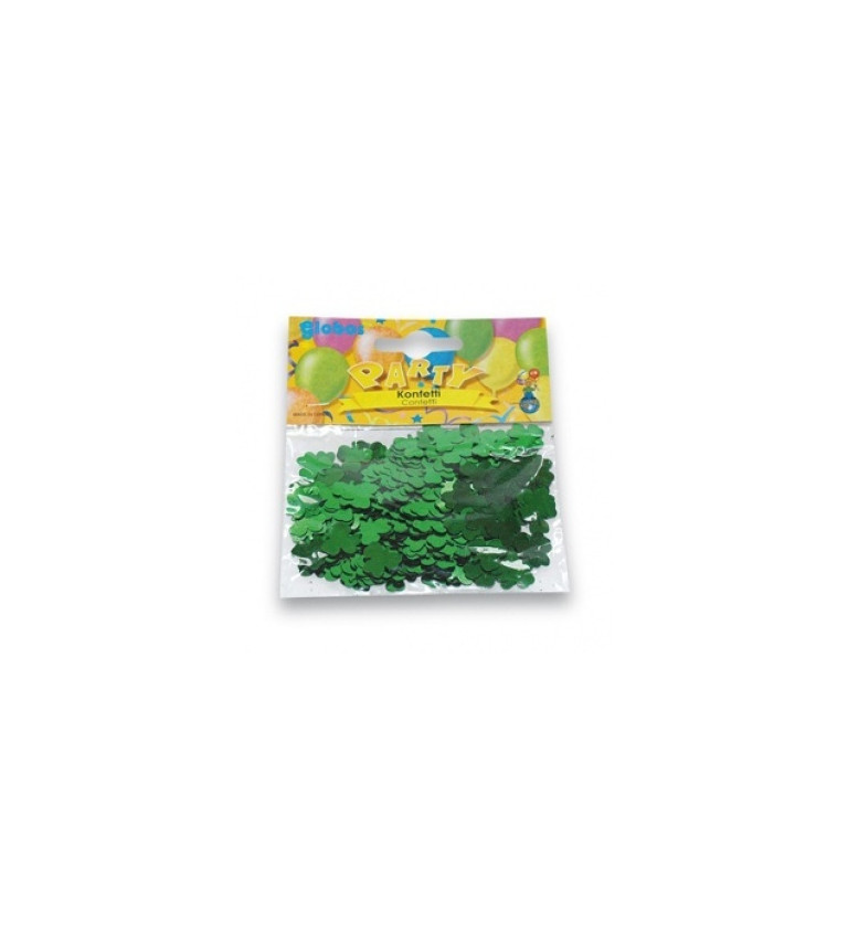 Zelené konfety - trojlístky