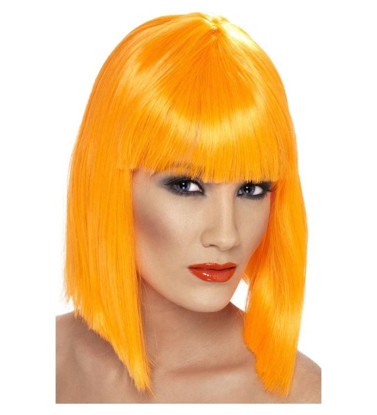 Oranžová paruka Glam - pro dámy