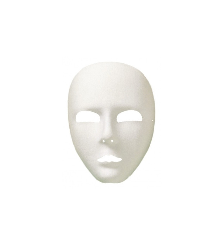 Maska bílého robota - deluxe