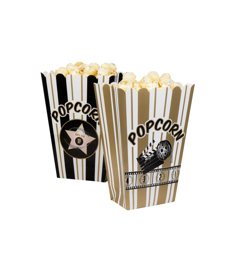 Krabičky na popcorn - filmový motiv