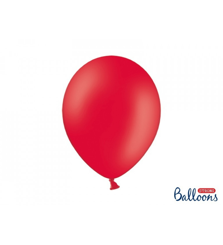Balení červených balónků