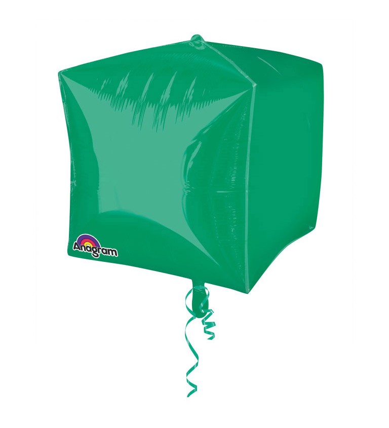 Nafukovací kostka - zelený balónek