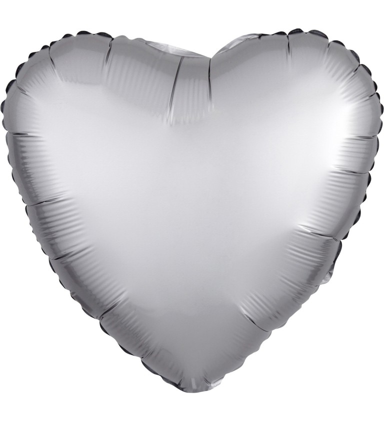 Platinový balónek - fóliové srdce