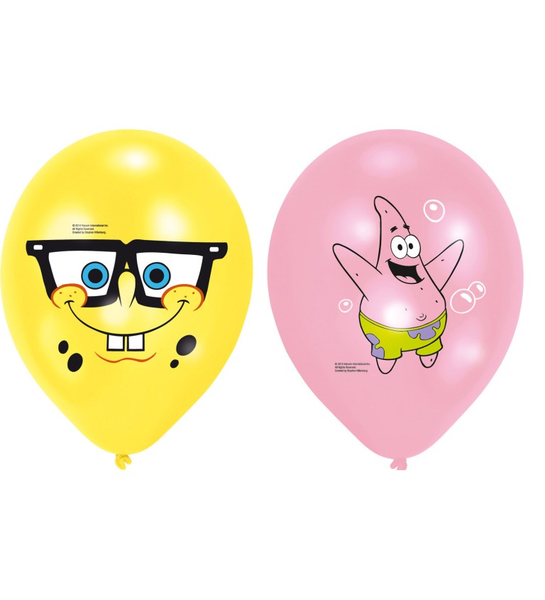 Balónky se SpongeBobem - latexové