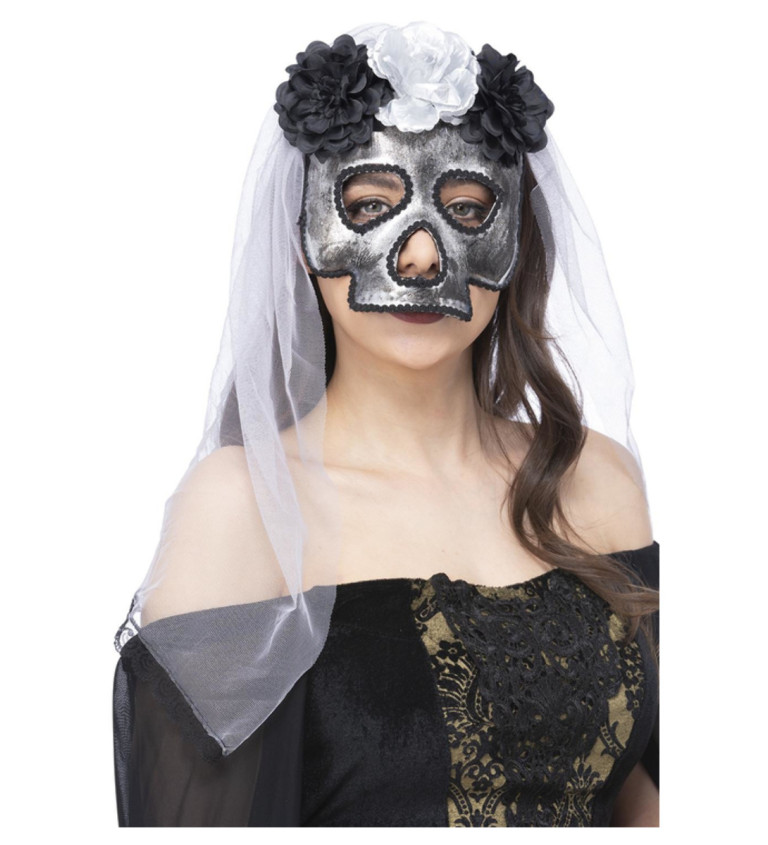 Maska mrtvé nevěsty se závojem
