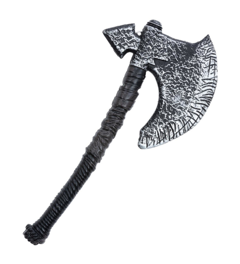 Vikingská sekera stříbrná, 50 cm