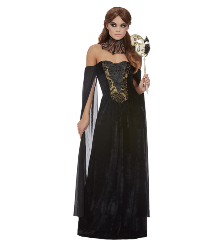 Černá paní moru - dámský kostým
