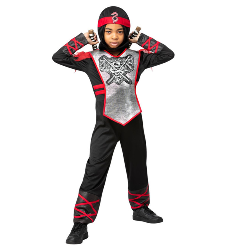 Klučičí kostým dračí ninja